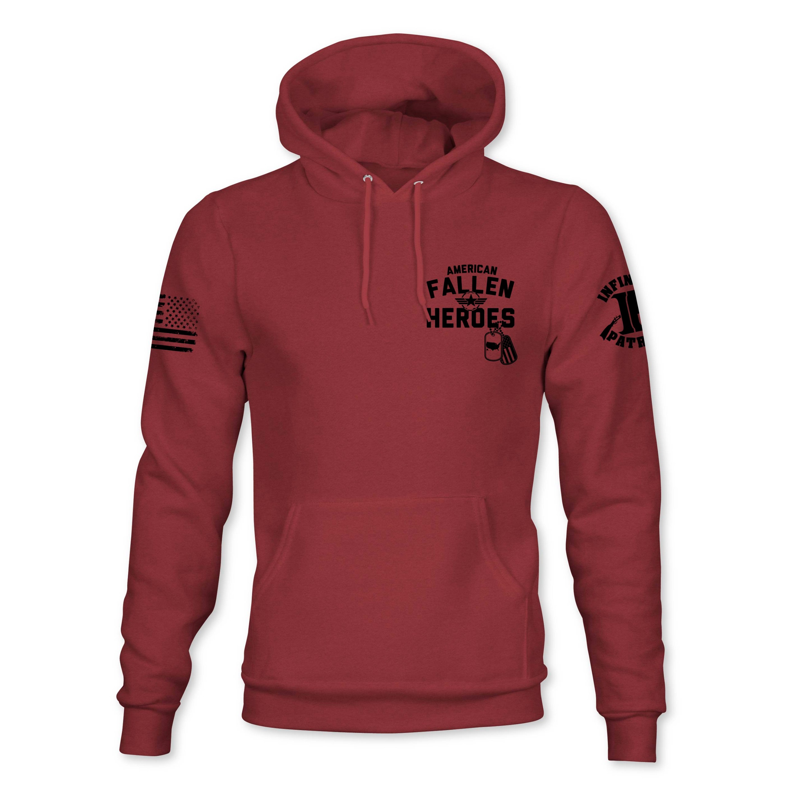 Nebraska Fallen Heroes Iraq & Afghanistan Tribute Hoodie